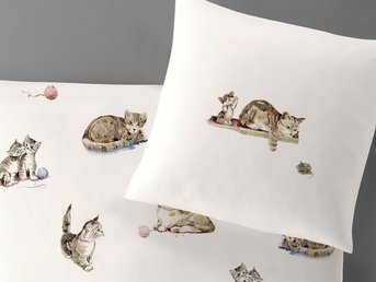 Изображение товара "Cats постельное белье Johann HEFEL от Archive"